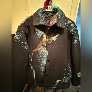 Black Mickey Sorcerer Graphic Jacket
